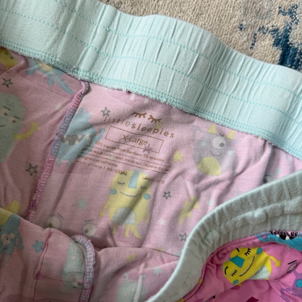 Little sleepies Women’s monster mayhem Pajama Pants XL - Picture 3 of 4